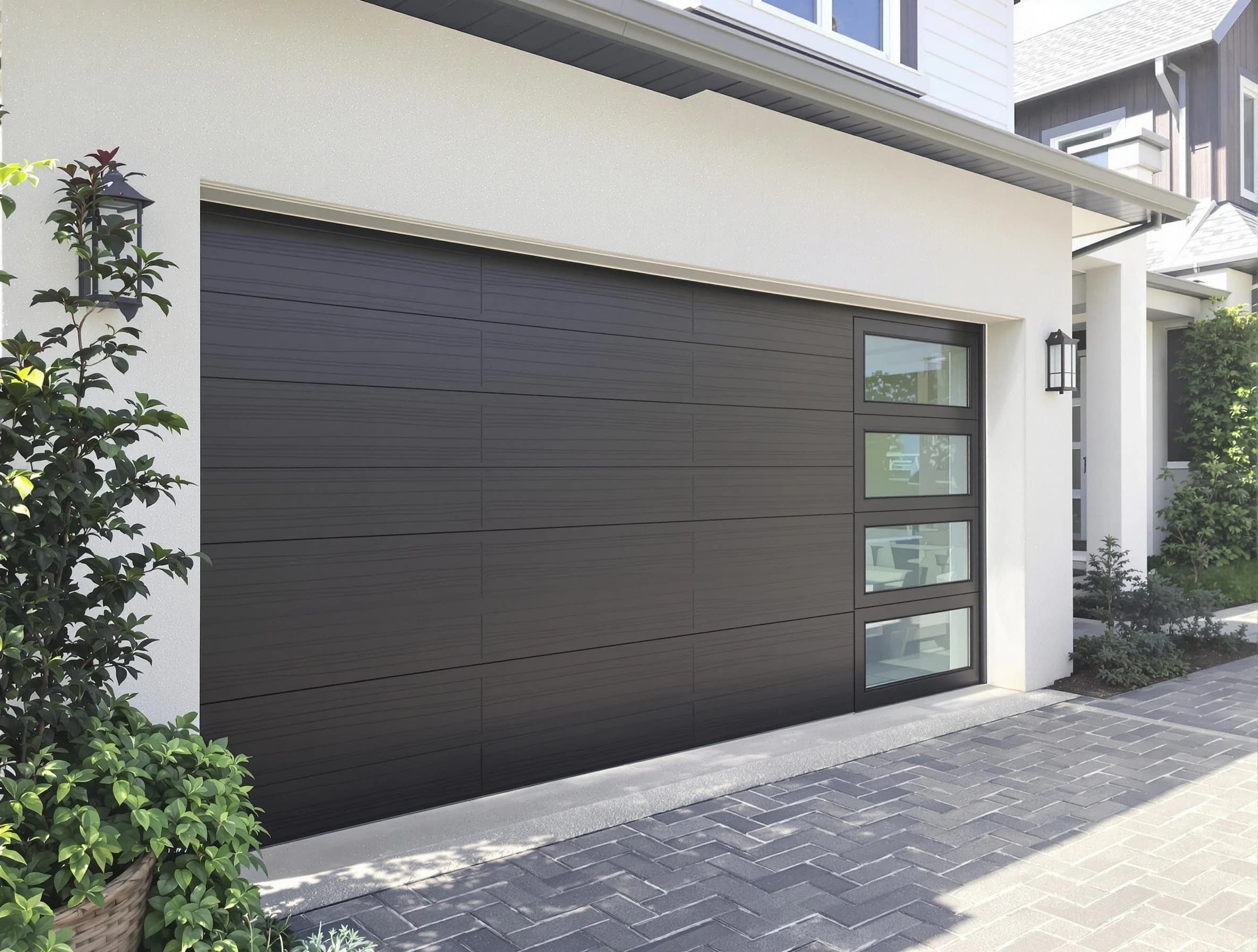 Custom garage door installation by Naples Garage Door Repair in Naples