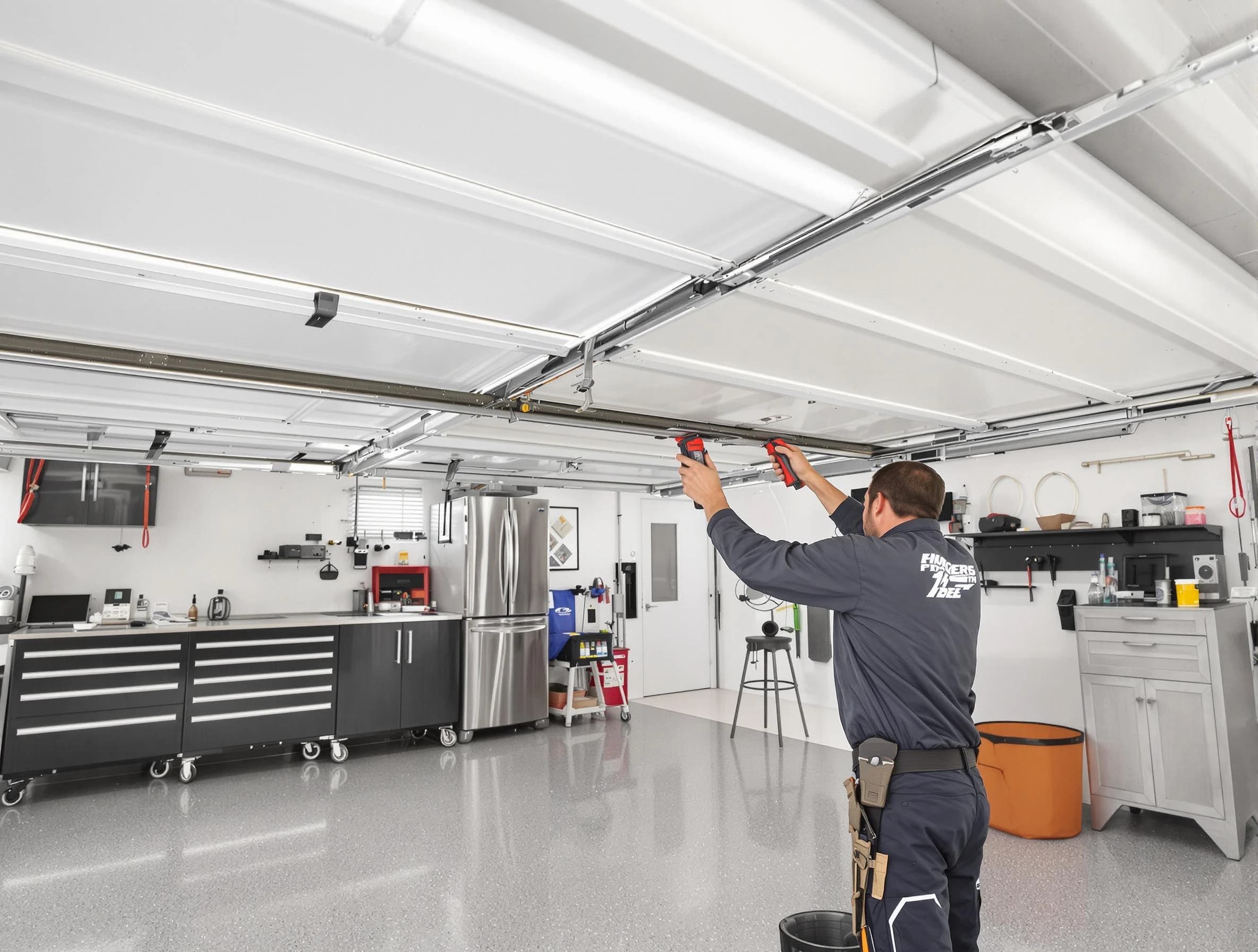 Overhead garage door repair service by Naples Garage Door Repair in Naples