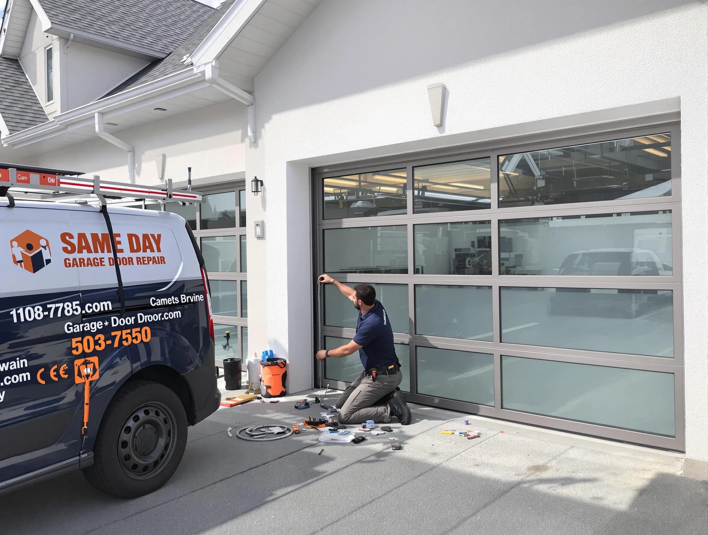 Same-day garage door repair service by Naples Garage Door Repair in Naples